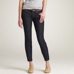 J. Crew Toothpick Ankle Jeans - Deep Indigo Wash (Tailored to fit 28)